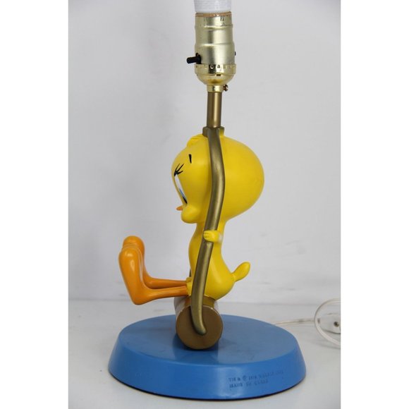 Vintage 1998 Rare Warner Brothers Studio Store Tweety Swing Lamp NO SHADE - Picture 4 of 12
